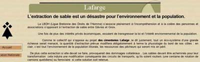 LBDH contre projet Lafarge LBDH contre projet Lafarge